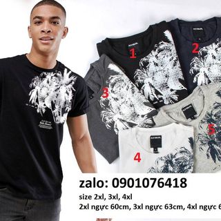 Áo thun bigsize hoạ tiết đẹp