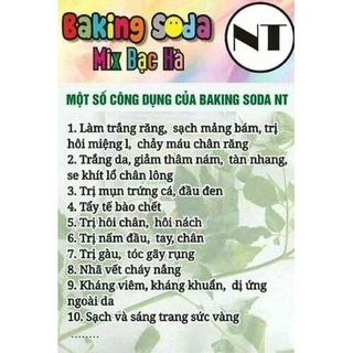 Baking Soda mix bạc hà