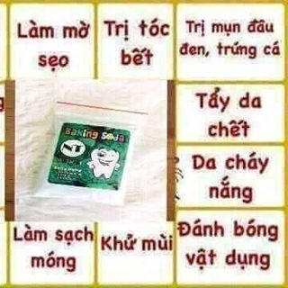 Baking Soda mix bạc hà