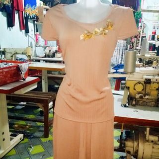 Đồ bộ trung niên gân màu