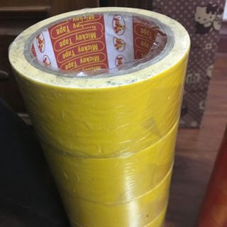 Băng dính vải màu bản to loại dày