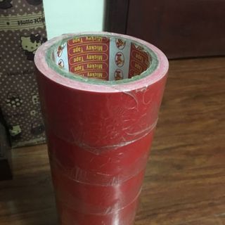 Băng dính vải màu bản to loại dày