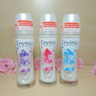 Lăn khử mùi trắng da ngọc trai Levinia 65g