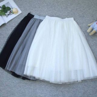 chân váy dập ly