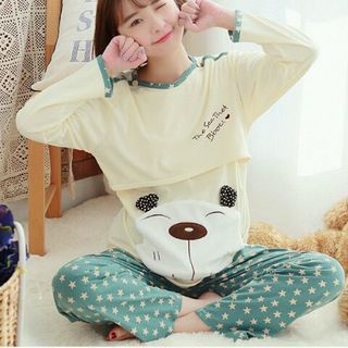 Bộ đồ bầu kết hợp cho con bú