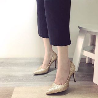 giày cao got kim sa