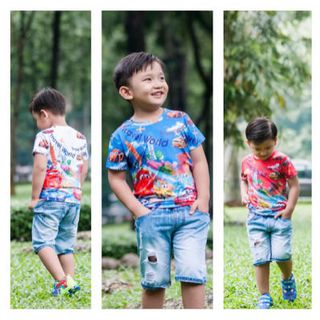 bộ xe hơi bé trai