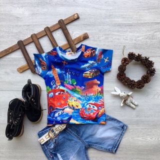 bộ xe hơi bé trai