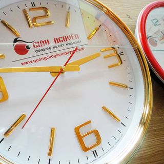 ĐỒNG HỒ TREO TƯỜNG MẠ XI VÀNG