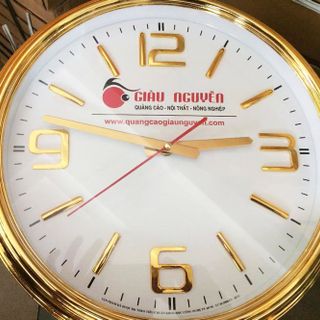 ĐỒNG HỒ TREO TƯỜNG MẠ XI VÀNG