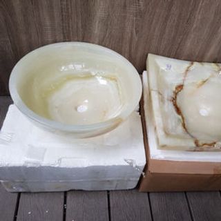 Chậu Rửa Lavabo Đá Cẩm Thạch