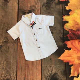 Áo sơ mi in logo tay ngắn fila