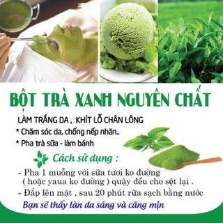 BỘT TRÀ XANH NGUYÊN CHẤT