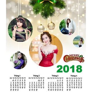 Lịch lụa 2018 in hình theo yêu cầu