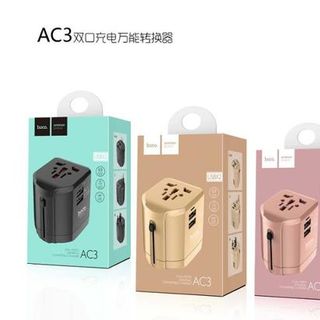 Hoco - Cóc sạc đa năng hỗ trợ đa chấu AC3 - cổng USB 1