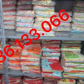 bộ cotton dài cho bé gái cực xinh yêu