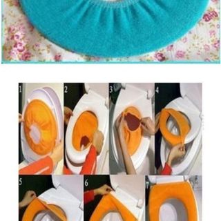 Tấm lót bồn cầu mùa đông