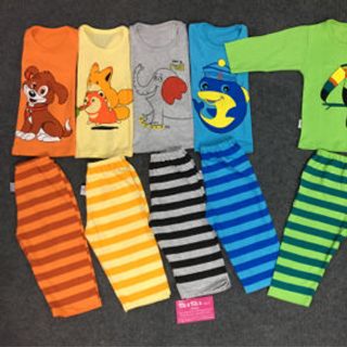 bộ cotton 100 cho bé yêu