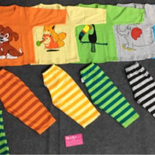 bộ cotton 100 cho bé yêu