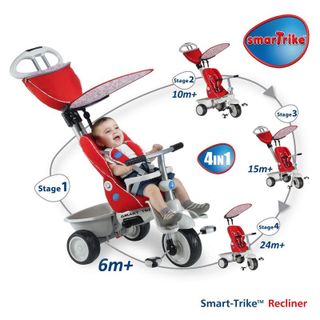 Xe đạp 3 bánh trẻ em thông minh Smart - Trike Recliner giá sỉ