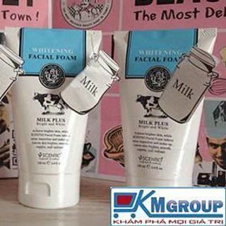 Sữa rửa mặt trắng da Milk plus