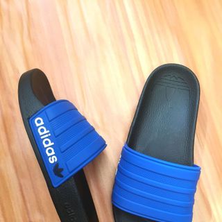 dép bản adidas neo hoa màu đen xanh giá sỉ