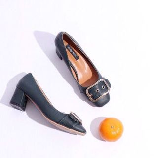 giày got vuông thấp