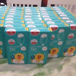 Mặt Nạ Dưỡng Trắng Da Và Trị Mụn Dòng Line Friends PDFAC DRESSING