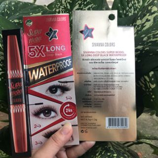 mascara 2 đầu siêu nối mi không lem sivanna x5 long Thái Lan