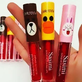 Son tint Sasimi cartoon Gấu Thỏ Vịt sỉ 220k/ hộp 24 cây