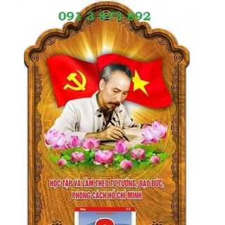 Lịch gỗ Bác Hồ 2018