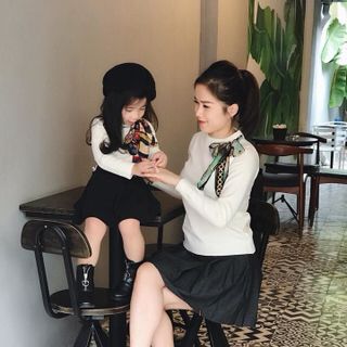 Áo len mẹ con