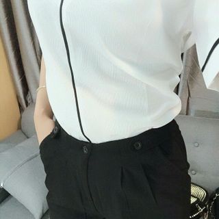 Quần baggy nút