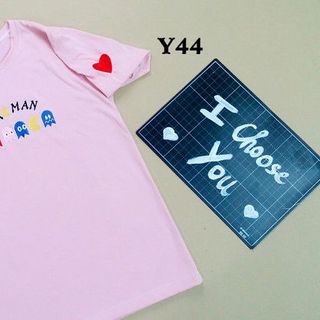 Áo thun teen nam nữ thêu hình PACMAN