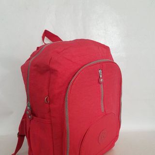 Balo kipling dây kéo giữa