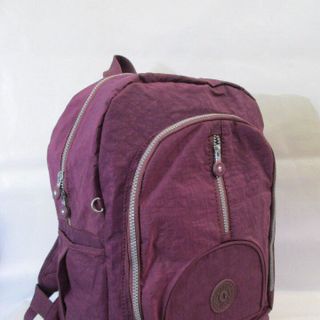 Balo kipling dây kéo giữa