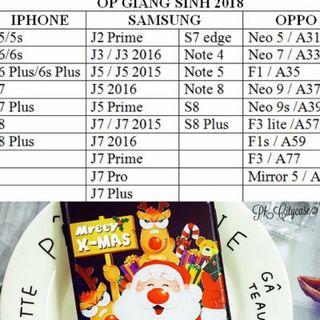 Ốp điện thoại hình Noel