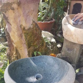 Chậu rửa đá cuội