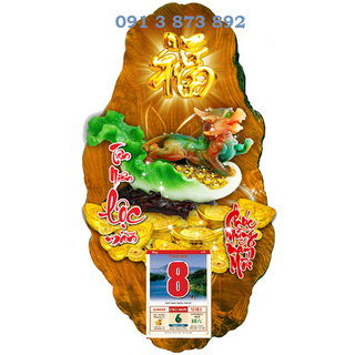 Lịch gỗ Phong Thủy Tỳ Hưu