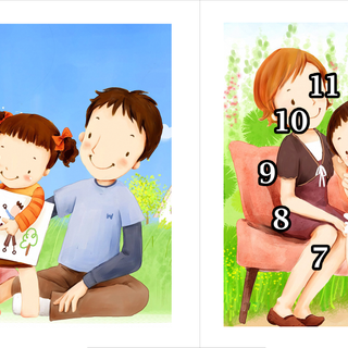 Tranh đồng hồ hiện đại 30303 bức