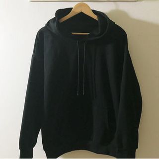 hoodie nỉ bông đen