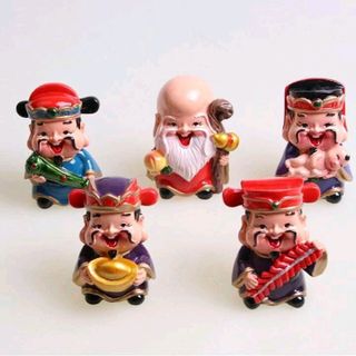 bộ tượng 5 ông thần tài may mắn
