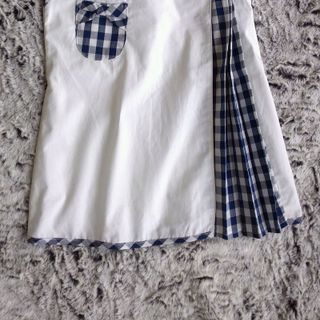 Đầm bé gái cotton phối carô ri 7
