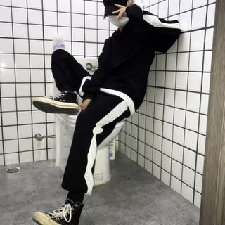Áo hoodie 1 sọc nam loại Quảng Châu