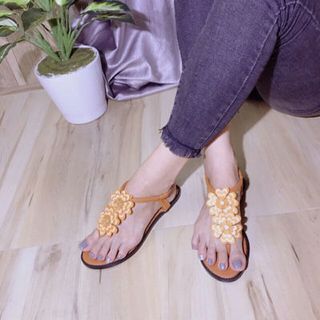 giày sandal hoa