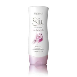 Sữa tắm Oriflame 22713 Silk Beauty White Glow Body Wash giá sỉ