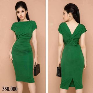 Đầm ôm xoắn lưng