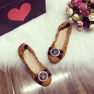 Giày búp bê nơ vl gót đinh size 35 đến 38 - G09105