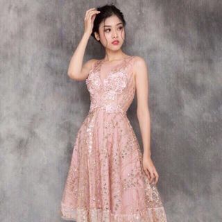 Đầm công chúa kim sa