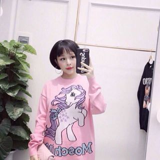 đầm viền tay cổ bo gân